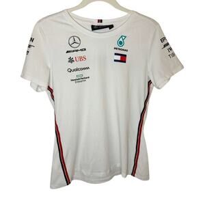 Mercedes-AMG Tommy Petronas Motorsport 2019 F1 Team Driver T-Shirt White sz. L